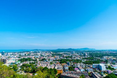 Hill Phuket, Tayland, Phuket şehir manzarası çaldı