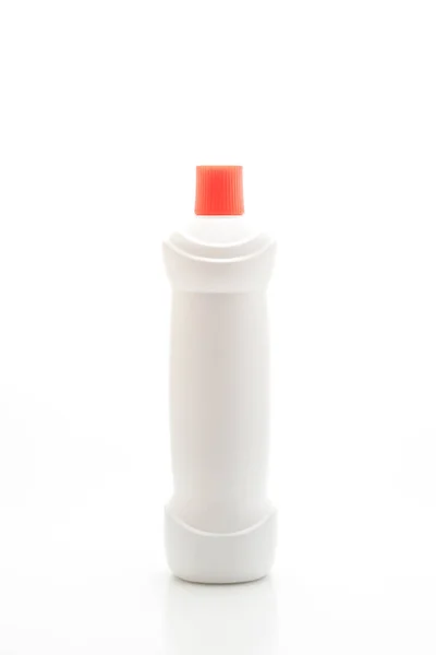 Bagno Pulizia Bottiglia Liquida Isolata Sfondo Bianco — Foto Stock