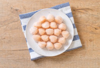 Çin karides pişmiş hamur tatlısı - Asya gıda tarzı