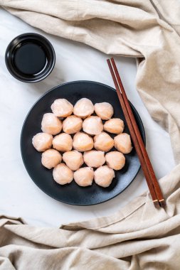 Çin karides pişmiş hamur tatlısı - Asya gıda tarzı