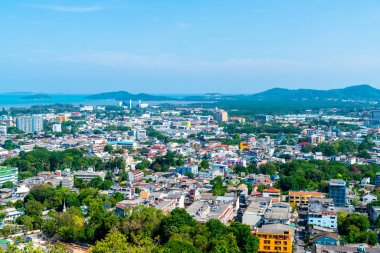 Hill Phuket, Tayland, Phuket şehir manzarası çaldı