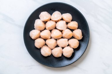 Çin karides pişmiş hamur tatlısı - Asya gıda tarzı