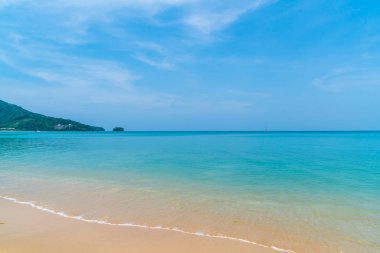 Güzel tropikal plaj ve deniz paradise Island - tatil tatil kavramı