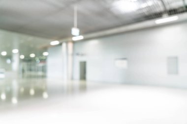 soyut bulanıklık ve boş ofis binası arka plan cam pencere ve kopyalama yeri olan defocused