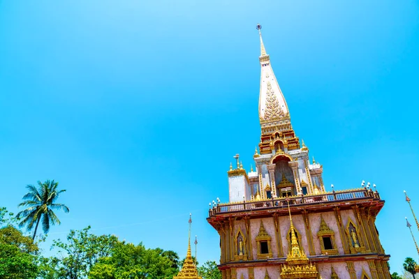 Beautiful Architecture Chaitararam Temple Phuket Thailand — Stock Photo, Image