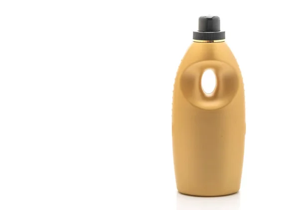 Plastic Wasmiddel Flessen Geïsoleerd Witte Achtergrond — Stockfoto