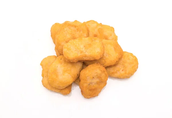 Nuggets Pollo Aislados Sobre Fondo Blanco — Foto de Stock