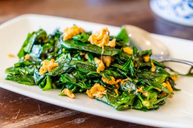 Liang sebze Fried Yumurta - Tay gıda tarzı