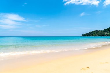 Güzel tropikal plaj ve deniz paradise Island - tatil tatil kavramı