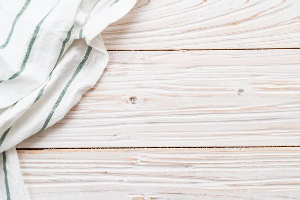 Paño Cocina Servilleta Sobre Fondo Madera — Foto de Stock