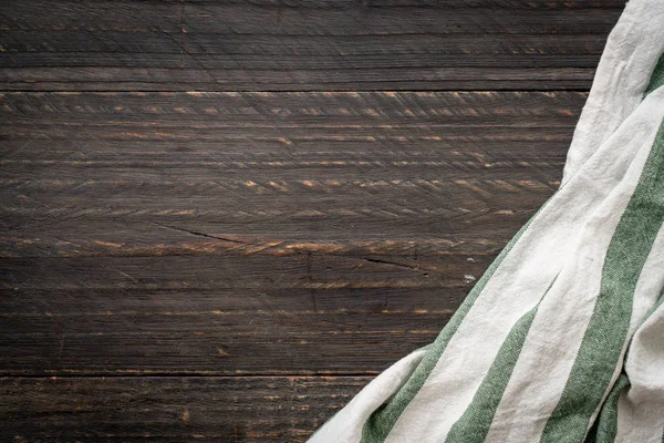 ahşap arka plan - vintage etkisi filtre üzerinde mutfak bezi (peçete)