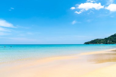 Güzel tropikal plaj ve deniz paradise Island - tatil tatil kavramı