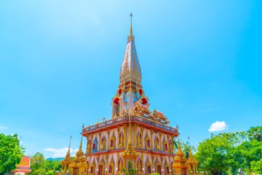 Phuket, Tayland Chaitararam Tapınağı'nda güzel mimari