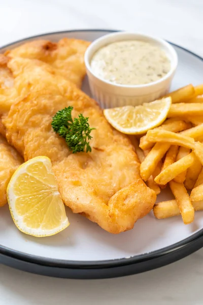 fish and chips with french fries - unhealthy food