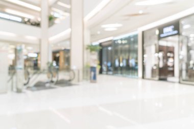 soyut bulanıklık ve odaklanmış lüks alışveriş merkezi ve arka plan için perakende mağazası