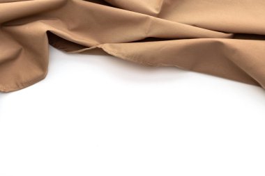 Beyaz arka plan üzerinde izole mutfak bezi (peçete)