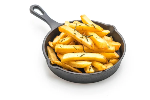 French Fries Sauce Isolated White Background — Stock Photo, Image