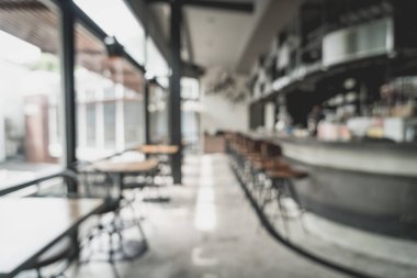 bulanıklık ve restoran ve kafe için arka plan - defocused vintage etkisi filtre