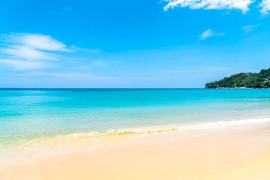 Güzel tropikal plaj ve deniz paradise Island - tatil tatil kavramı