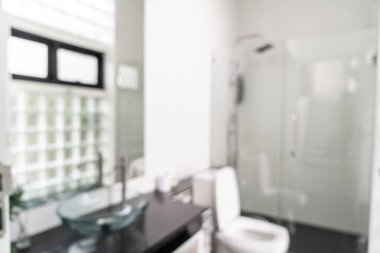 Soyut bulanıklık ve ufuk lavabo ve tuvalet iç arka planı için