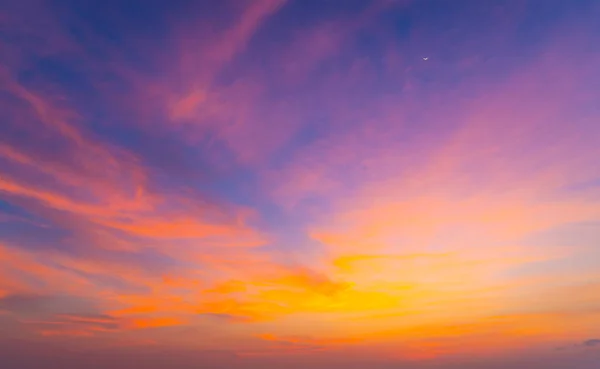 Hermoso Crepúsculo Puesta Del Sol Cielo Filtro Efecto Estilo Procesamiento — Foto de Stock