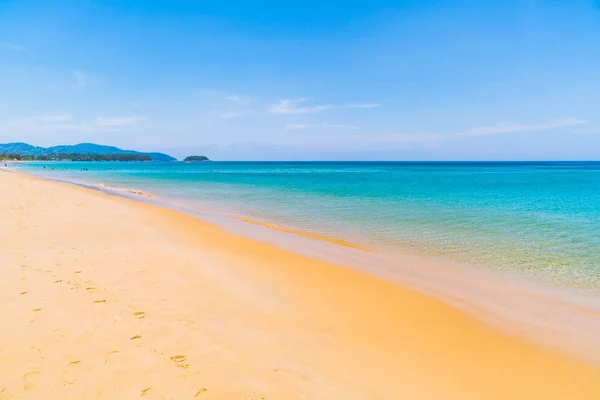 Hermosa Playa Tropical Mar Isla Paradisíaca Concepto Vacaciones —  Fotos de Stock