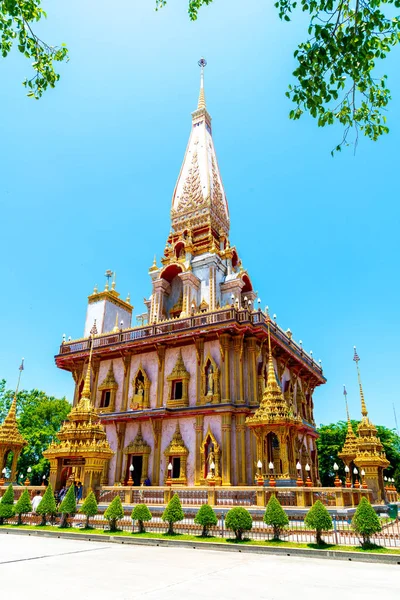 Beautiful Architecture Chaitaram Temple Phuket Thailand — стоковое фото