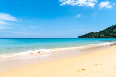 Güzel tropikal plaj ve deniz paradise Island - tatil tatil kavramı