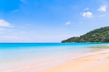 Güzel tropikal plaj ve deniz paradise Island - tatil tatil kavramı