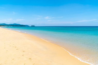 Güzel tropikal plaj ve deniz paradise Island - tatil tatil kavramı