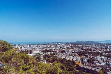 Hill Phuket, Tayland, Phuket şehir manzarası çaldı