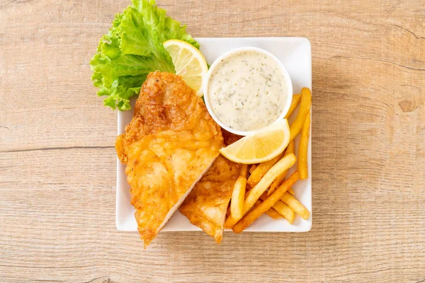 Balık ve cips - sağlıksız gıda