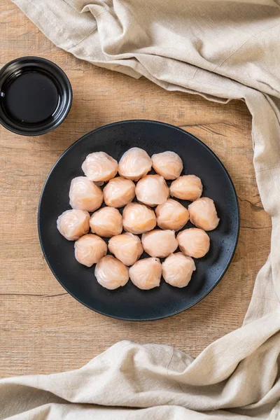 Çin karides pişmiş hamur tatlısı - Asya gıda tarzı