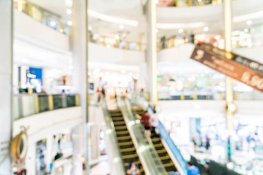 bulanık alışveriş ve perakende mağaza arka planı için