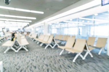 Havalimanı arka plan için soyut bulanıklık