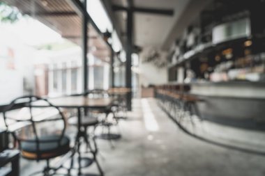 bulanıklık ve restoran ve kafe için arka plan - defocused vintage etkisi filtre