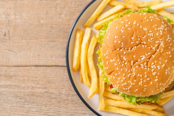 kızarmış tavuk burger - sağlıksız gıda tarzı