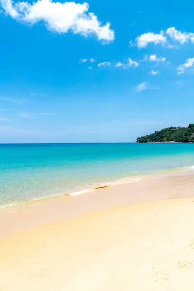 Hermosa Playa Tropical Mar Isla Paradisíaca Concepto Vacaciones —  Fotos de Stock