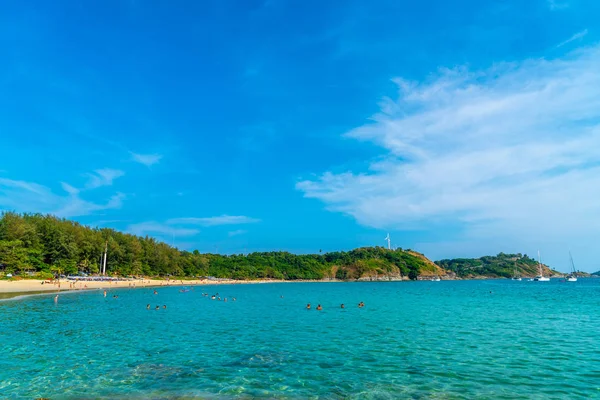 Schöner Tropischer Strand Und Meer Urlaubskonzept — Stockfoto