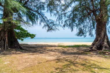 Güzel tropikal plaj ve deniz paradise Island - tatil tatil kavramı