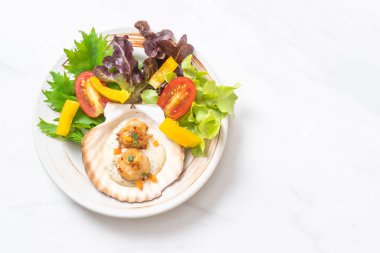 Sebzeli ızgara tarak shell