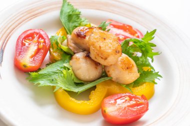 Sebzeli ızgara tarak shell