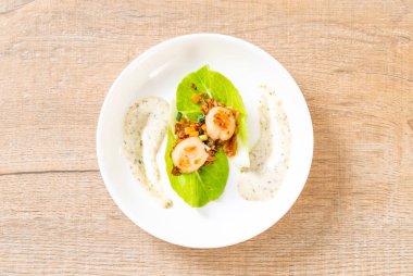 Sebzeli ızgara tarak shell