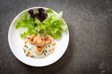 Sebzeli ızgara tarak shell