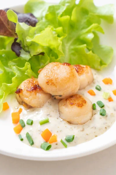 Sebzeli ızgara tarak shell