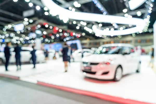 Abstract Blur Defocused Car Motor Exhibition Show Event Background — Stock Photo, Image
