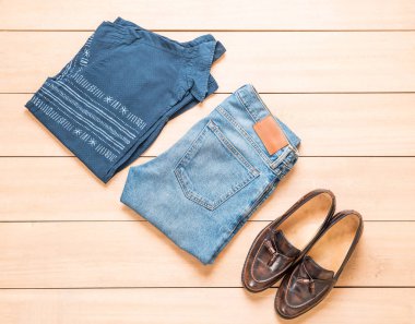 Güzel moda erkek casual kıyafetler giyim - vintage etkisi filtre
