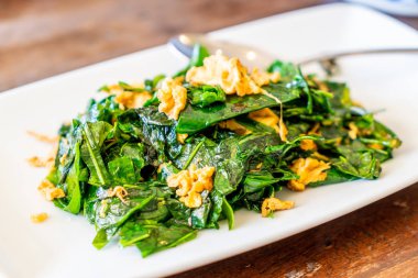 Liang sebze Fried Yumurta - Tay gıda tarzı