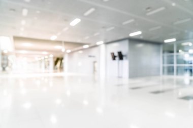 soyut bulanıklık ve boş ofis binası arka plan cam pencere ve kopyalama yeri olan defocused