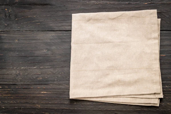 ahşap arka plan - vintage etkisi filtre üzerinde mutfak bezi (peçete)